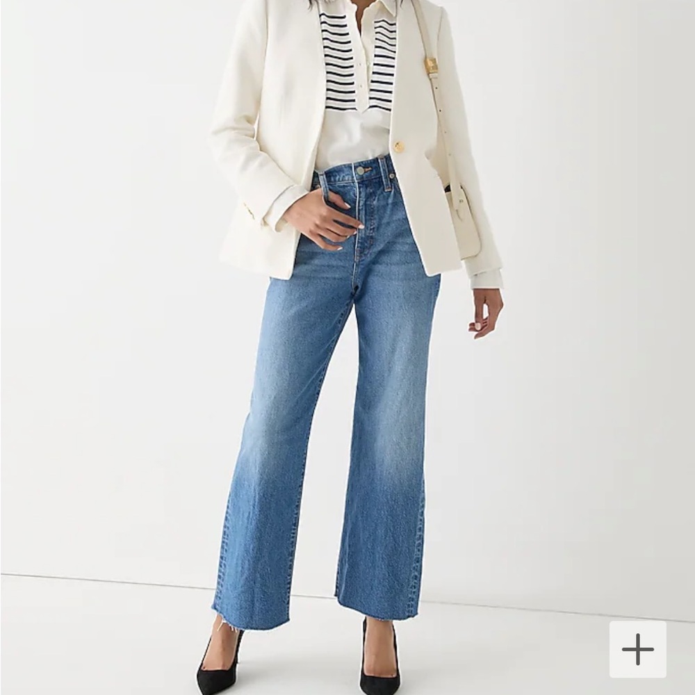 JCrew Slim Wide Leg Jeans